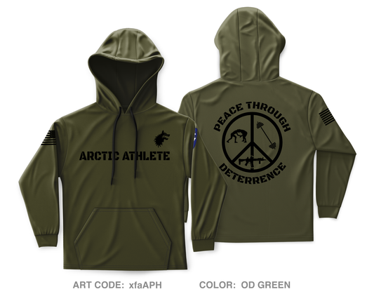 Arctic Athlete Program, 1|11 Arctic Airborne Core Men's Hooded Performance Sweatshirt - xfaAPH