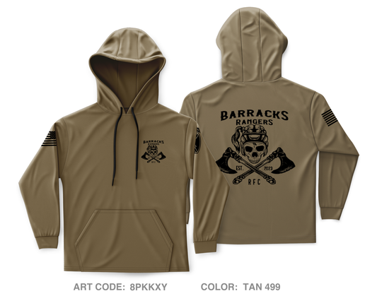 Barracks Rangers RFC Core Men's Hooded Performance Sweatshirt - 8PKKXY