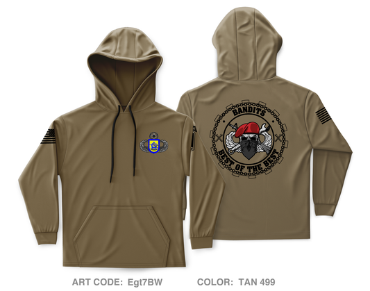 B Co, 173rd BSB (A), 173rd IBCT (A) Core Men's Hooded Performance Sweatshirt - Egt7BW