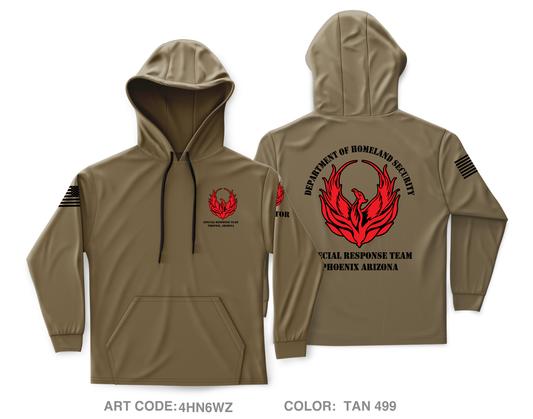 Phoenix Arizona Special Response Team Core Men's Hooded Performance Sweatshirt - 4HN6WZ