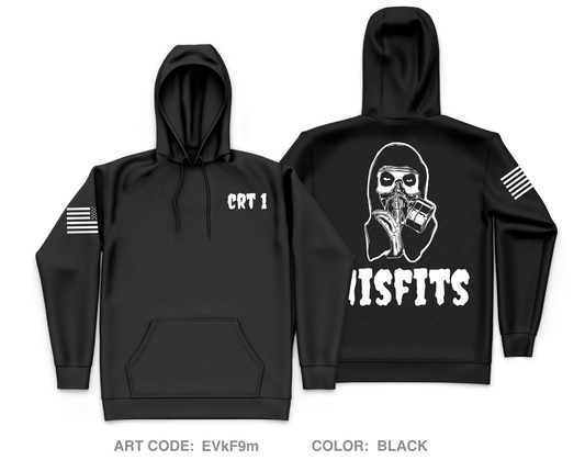 CRT 1 MISFITS Core Men's Hooded Performance Sweatshirt - EVkF9m