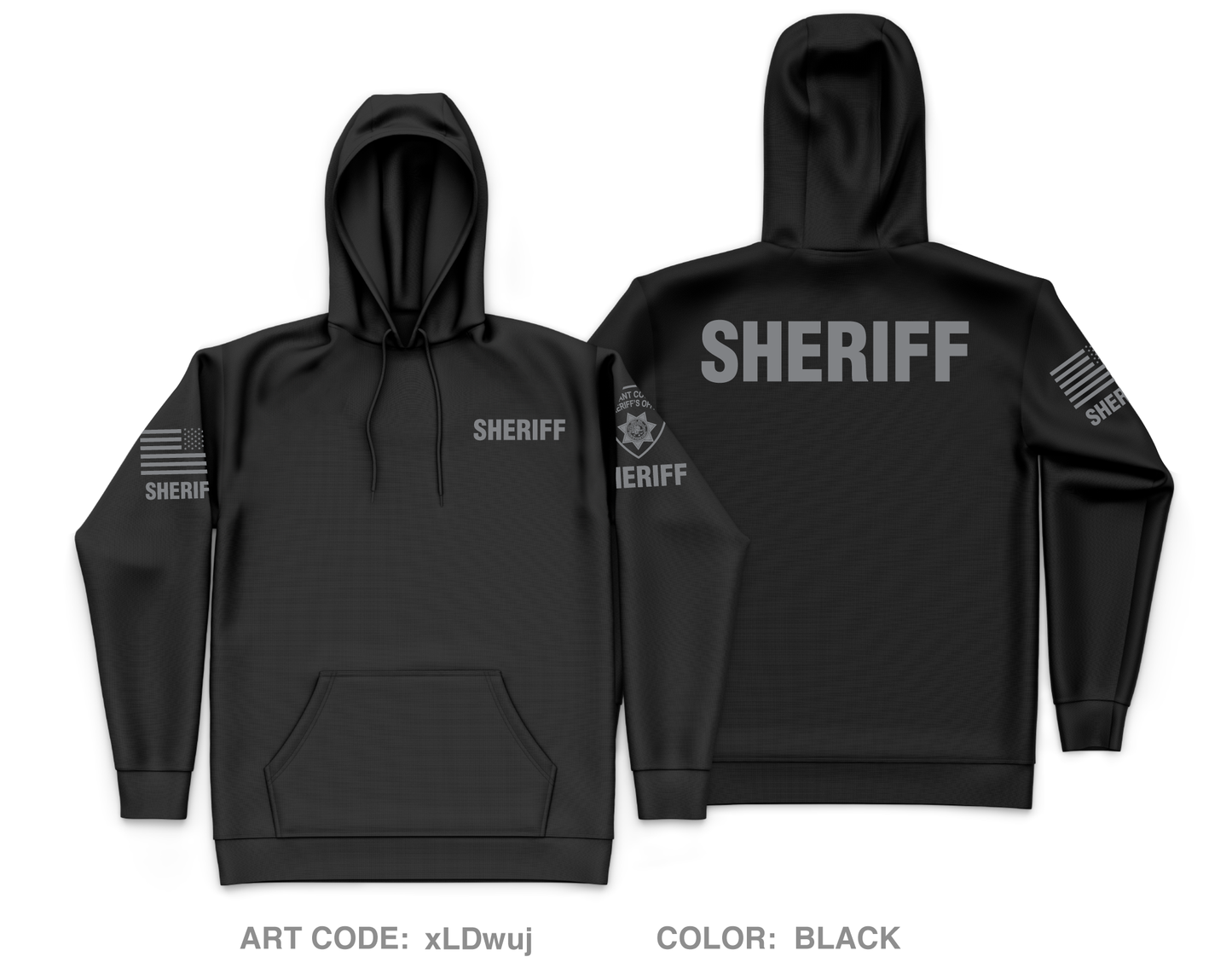 Grant County Sheriff's Office Core Men's Hooded Performance Sweatshirt - xLDwuj