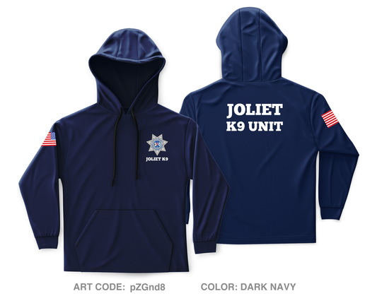 Joliet Police K9 Unit Core Men's Hooded Performance Sweatshirt - pZGnd8