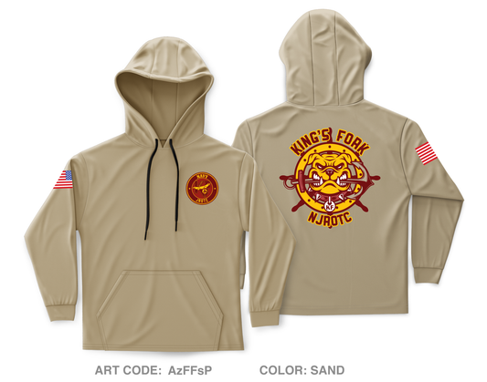 King's Fork High School NJROTC Core Men's Hooded Performance Sweatshirt - AzFFsP