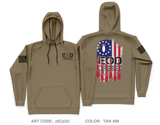 Explosive Ordnance Disposal Technology Division (EOD) Core Men's Hooded Performance Sweatshirt - z5Ca3U