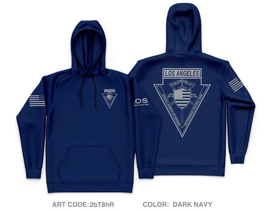 MDC Los Angeles Disturbance Control Team Core Men's Hooded Performance Sweatshirt - 2bT8hR