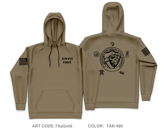 1st Squadron, 2d Cavalry Regiment Core Men's Hooded Performance Sweatshirt - 7XaGmN