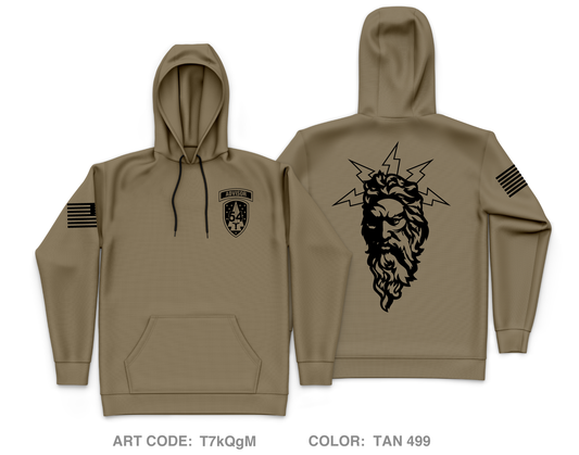 5th BN, 54th SFAB Core Men's Hooded Performance Sweatshirt - T7kQgM