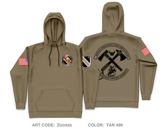 HHC, 3rd BN, 5th SFG(A) Core Men's Hooded Performance Sweatshirt - ZUmfzb