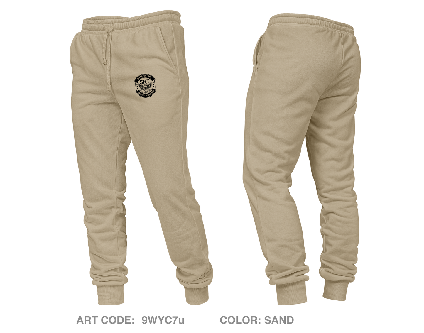 Mississippi Department of Corrections Special Response Team Core Unisex Performance Joggers - 9WYC7u