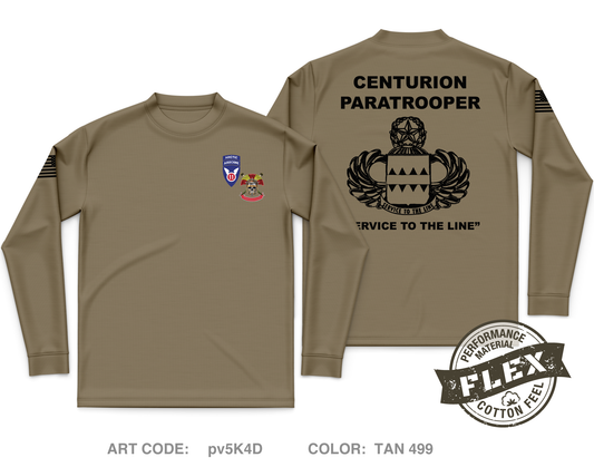 725 BSB Centurions Core Men's LS Flex Performance Tee - pv5K4D