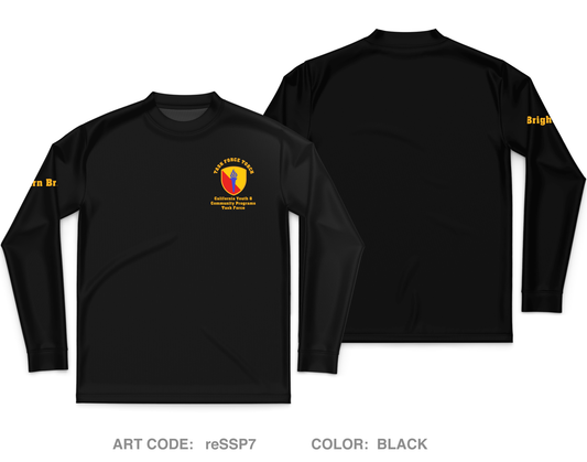 California Military Department - Youth & Community Programs Task Force  Core Men's LS Performance Tee - reSSP7