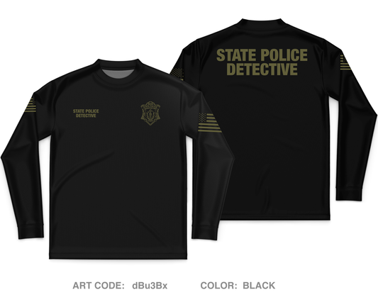 Northwestern District Anti-Crime Task Force Core Men's LS Performance Tee - dBu3Bx