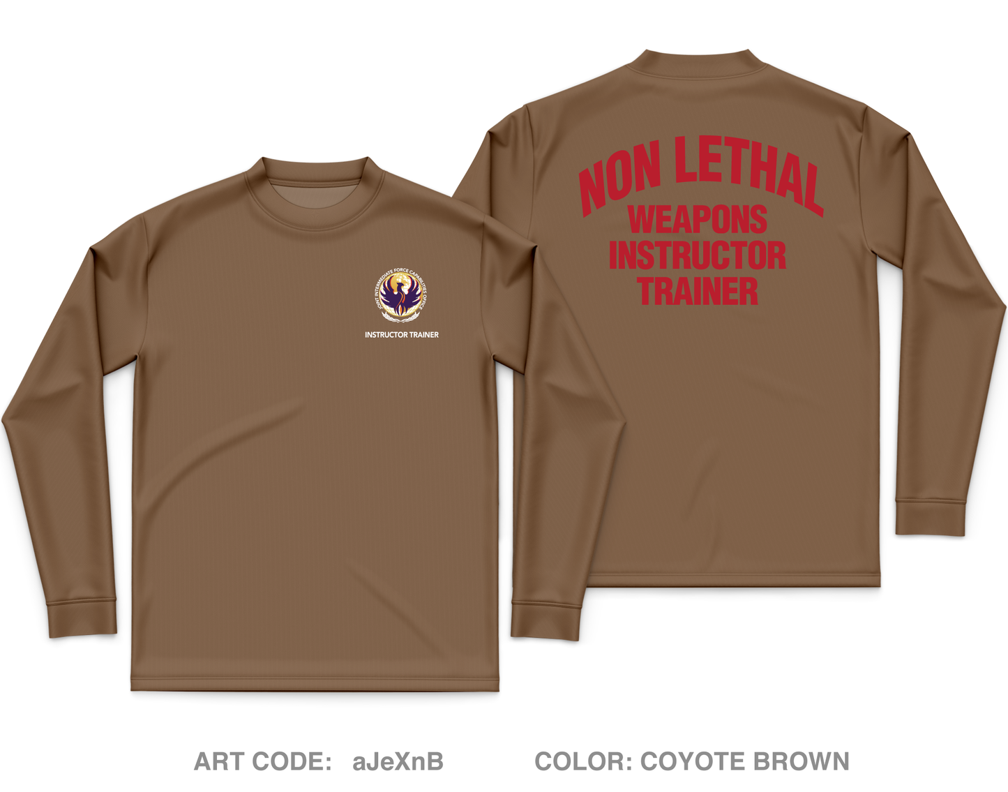 DoD Interservice Non-Lethal Weapons Instructor Course Fort Leonard Wood Core Men's LS Performance Tee - aJeXnB