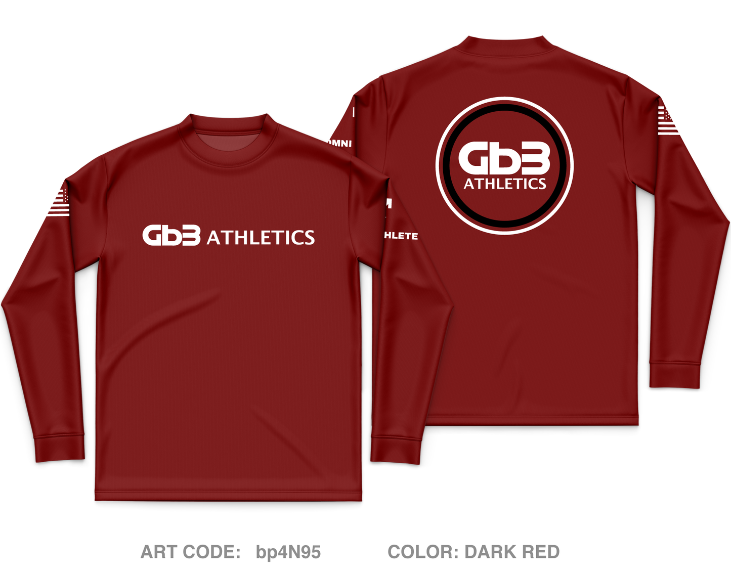 GB3 Athletics Core Men's LS Performance Tee - bp4N95