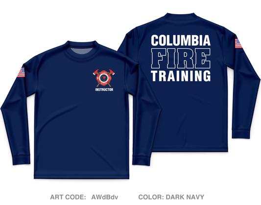 Columbia Fire Training Core Men's LS Performance Tee - AWdBdv