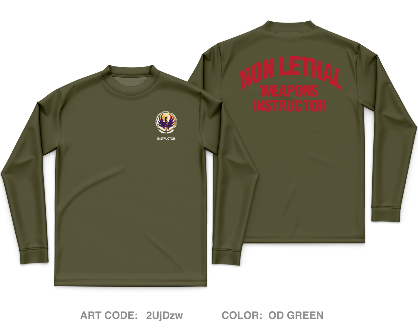 DoD Interservice Non-Lethal Weapons Instructor Course Fort Leonard Wood Core Men's LS Performance Tee - 2UjDzw