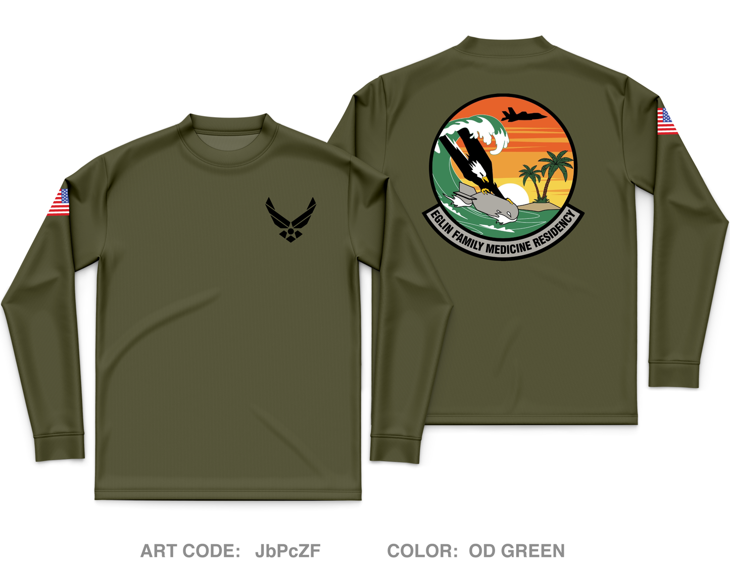 Eglin FMRC Core Men's LS Performance Tee - JbPcZF