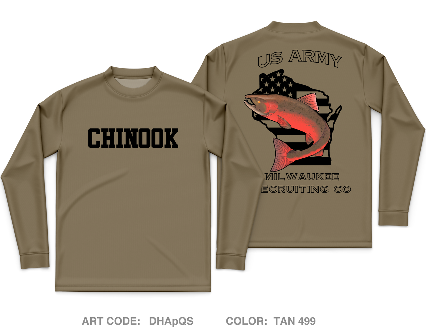 Chinook Co Core Men's LS Performance Tee - DHApQS