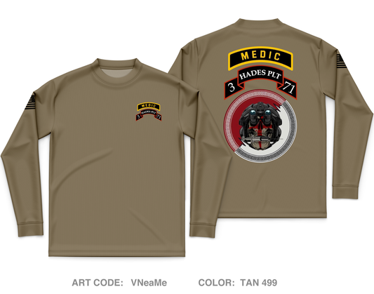 3-71 CAV Core Men's LS Performance Tee - VNeaMe