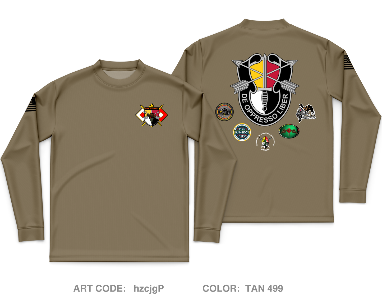 Signal Detachment, Group Support Battalion, 3rd Special Forces Group  Core Men's LS Performance Tee - hzcjgP