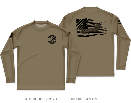 B Co, 3-10 GSAB, 10th CAB, 10th MTN Core Men's LS Performance Tee - j6zSVH