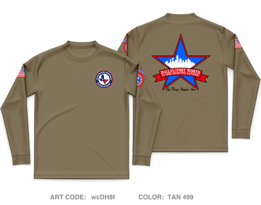 Dallas Fort Worth Recruiting Battalion Core Men's LS Performance Tee - wcDH8f