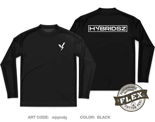 Hybridsz Core Men's LS Flex Performance Tee - mjqmdg