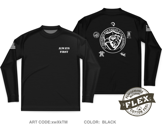 1st Squadron, 2d Cavalry Regiment Core Men's LS Flex Performance Tee - xwXkTM