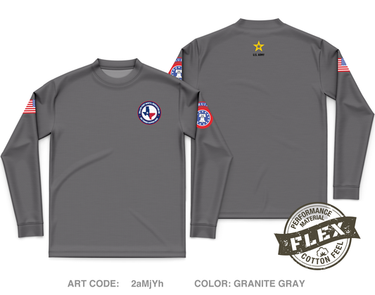 Dallas Fort Worth Recruiting Battalion Core Men's LS Flex Performance Tee - 2aMjYh