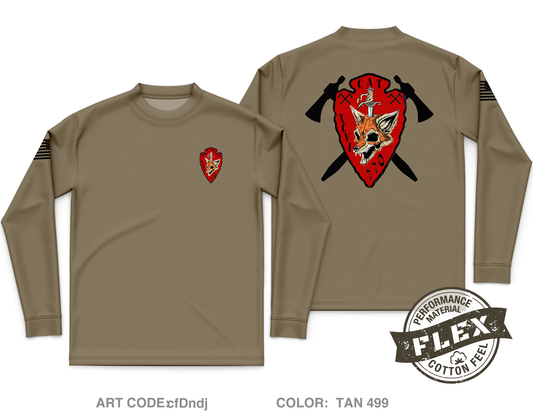 F Co. 96th Civil affairs Core Men's LS Flex Performance Tee - cfDndj