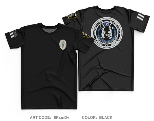 CPD K-9 Unit Core Men's SS Performance Tee - 6RxmDv