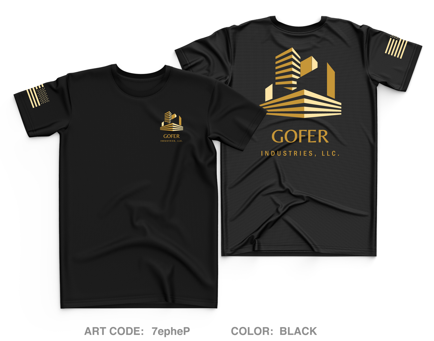 GOFER INDUSTRIES LLC Core Men's SS Performance Tee - 7epheP