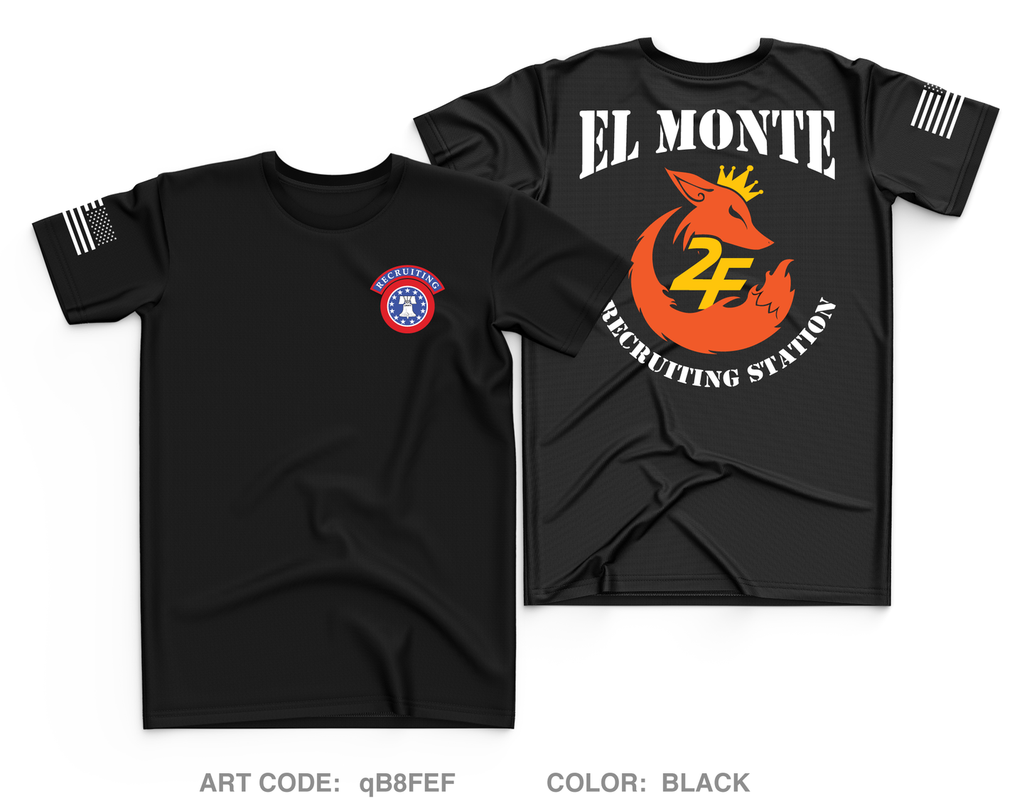 El Monte Recruiting Station Core Men's SS Performance Tee - qB8FEF