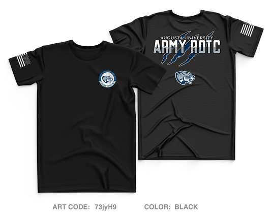 Augusta University Army ROTC Core Men's SS Performance Tee - 73jyH9