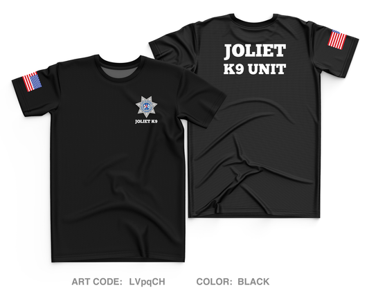 Joliet Police K9 Unit Core Men's SS Performance Tee - LVpqCH