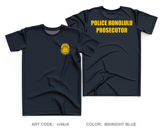 City & County of Honolulu Department of the Prosecuting Attorney Core Men's SS Performance Tee - vr6krK