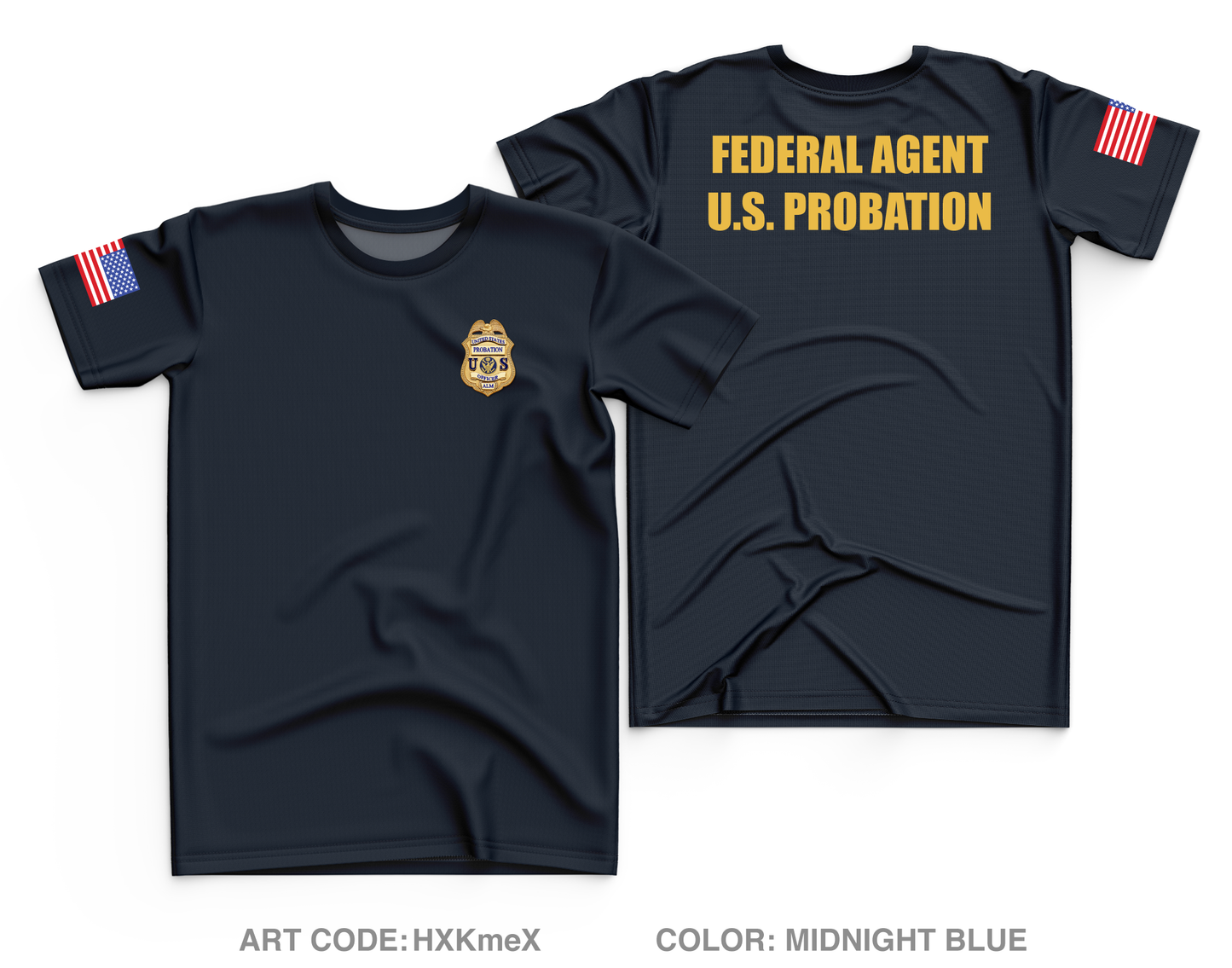 U.S. Probation Core Men's SS Performance Tee - HXKmeX