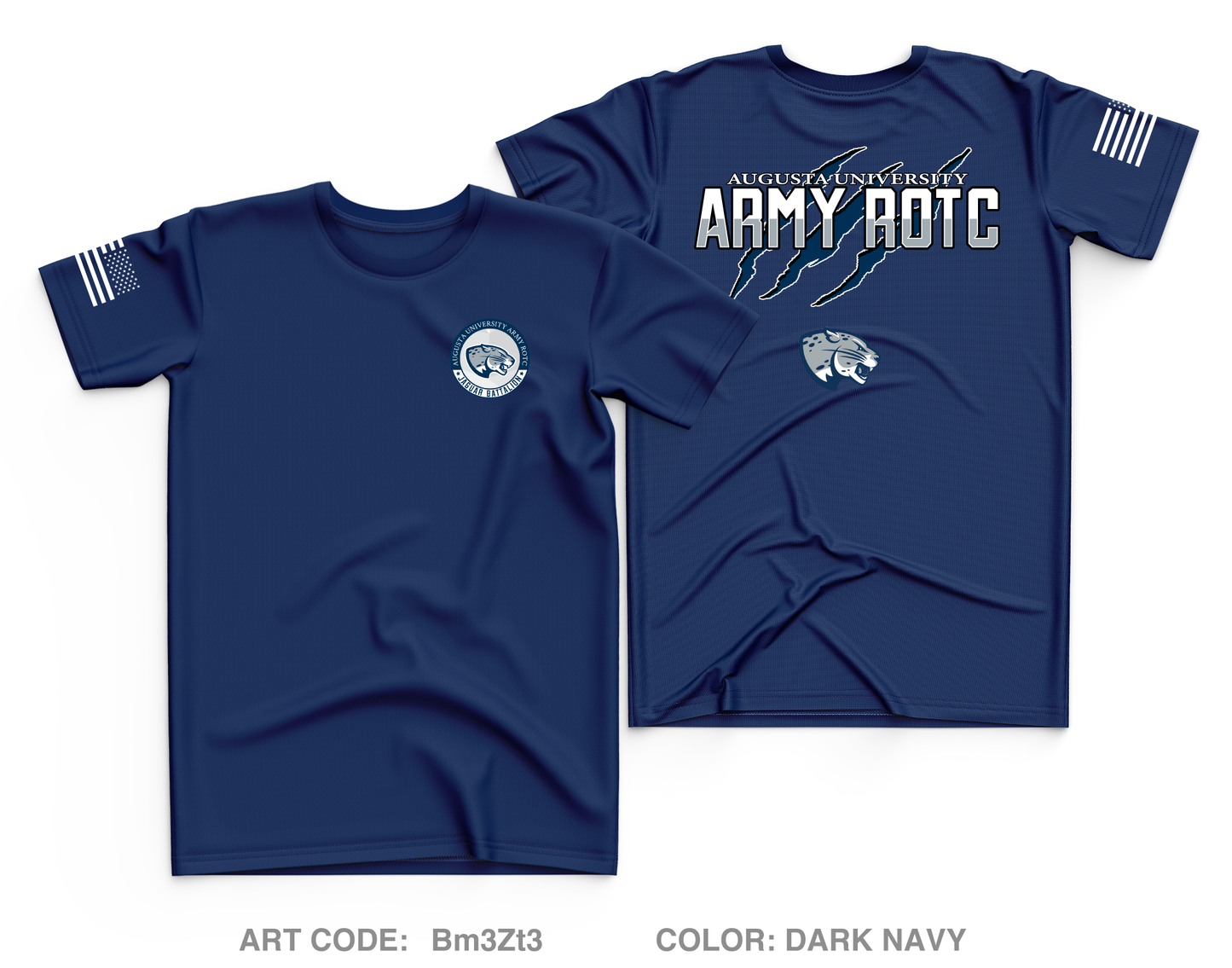 Augusta University Army ROTC Core Men's SS Performance Tee - Bm3Zt3