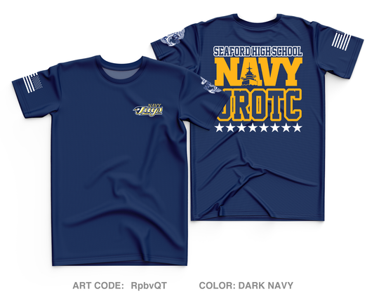 Seaford High School NJROTC Core Men's SS Performance Tee - RpbvQT