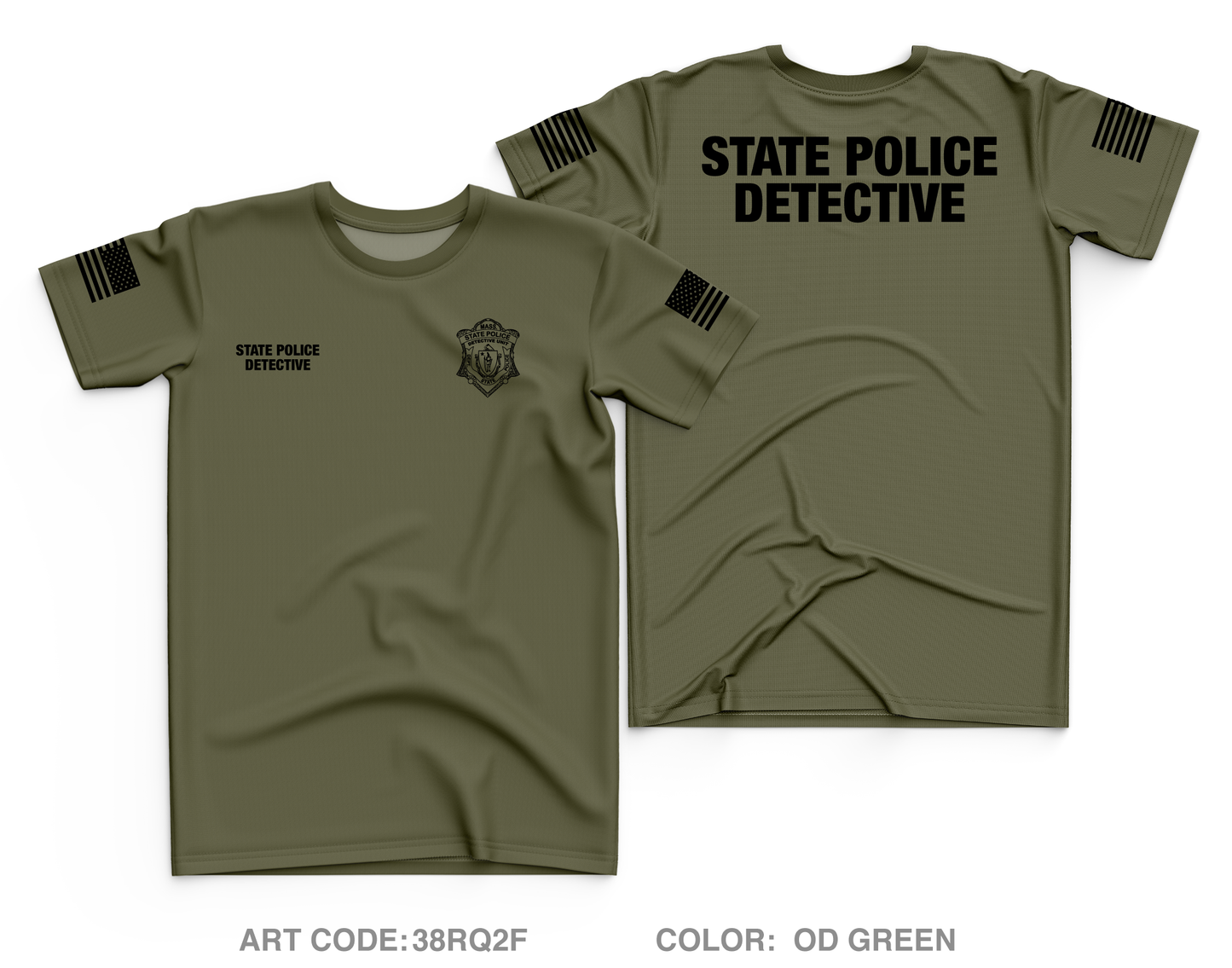 Northwestern District Anti-Crime Task Force Core Men's SS Performance Tee - 38RQ2F