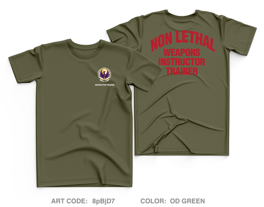 DoD Interservice Non-Lethal Weapons Instructor Course Fort Leonard Wood Core Men's SS Performance Tee - 8pBjD7