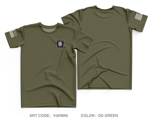 Shelburne Police Department Core Men's SS Performance Tee - VdHMNt