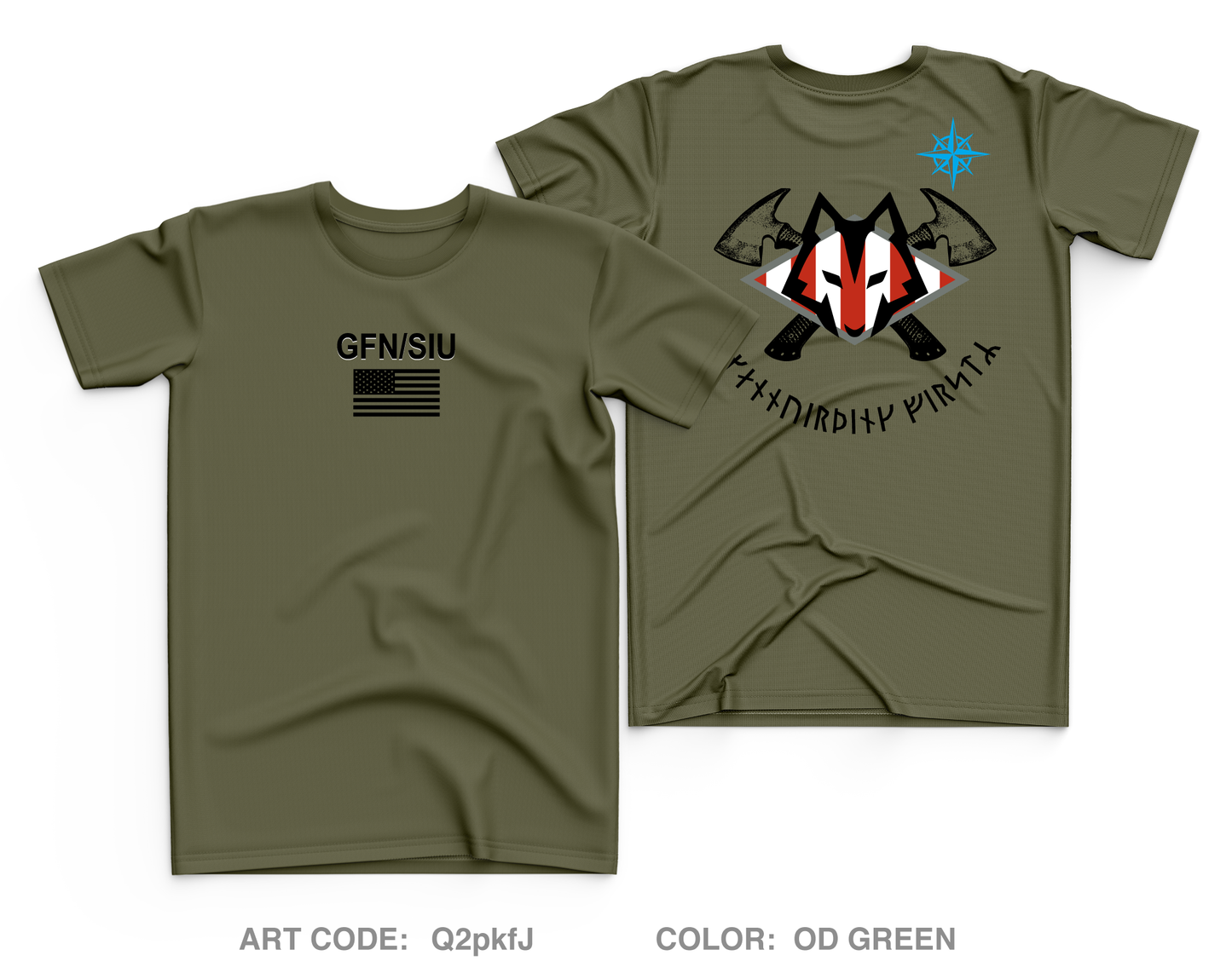 US Border Patrol - GFN|SIU Core Men's SS Performance Tee - Q2pkfJ