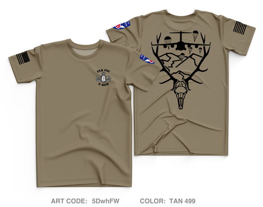 E Co, 6 BEB 2nd Brigade, 11th Airborne Division Core Men's SS Performance Tee - 5DwhFW