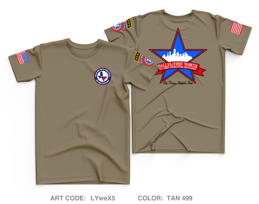 Dallas Fort Worth Recruiting Battalion Core Men's SS Performance Tee - LYweX5