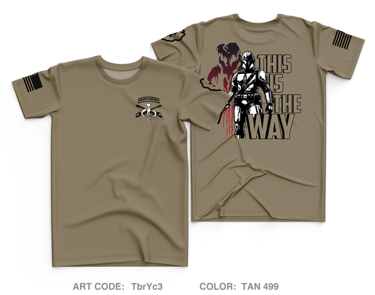 B Troop (Bounty Hunters), 2nd Squadron, 14th Cavalry Regiment Core Men's SS Performance Tee - TbrYc3