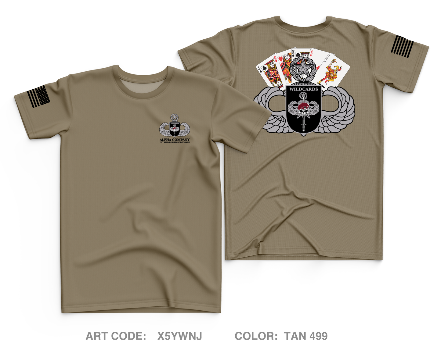 A Co. 173rd BSB Core Men's SS Performance Tee - X5YWNJ