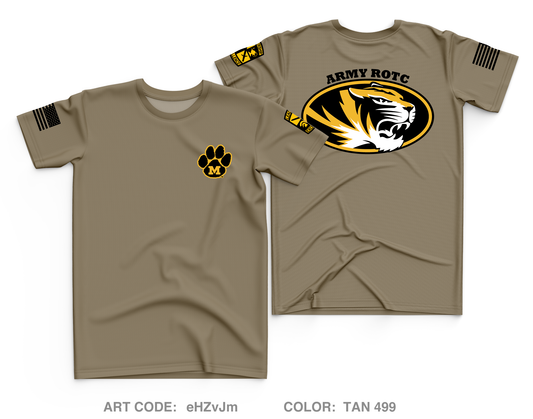 Mizzou Army ROTC Core Men's SS Performance Tee - eHZvJm