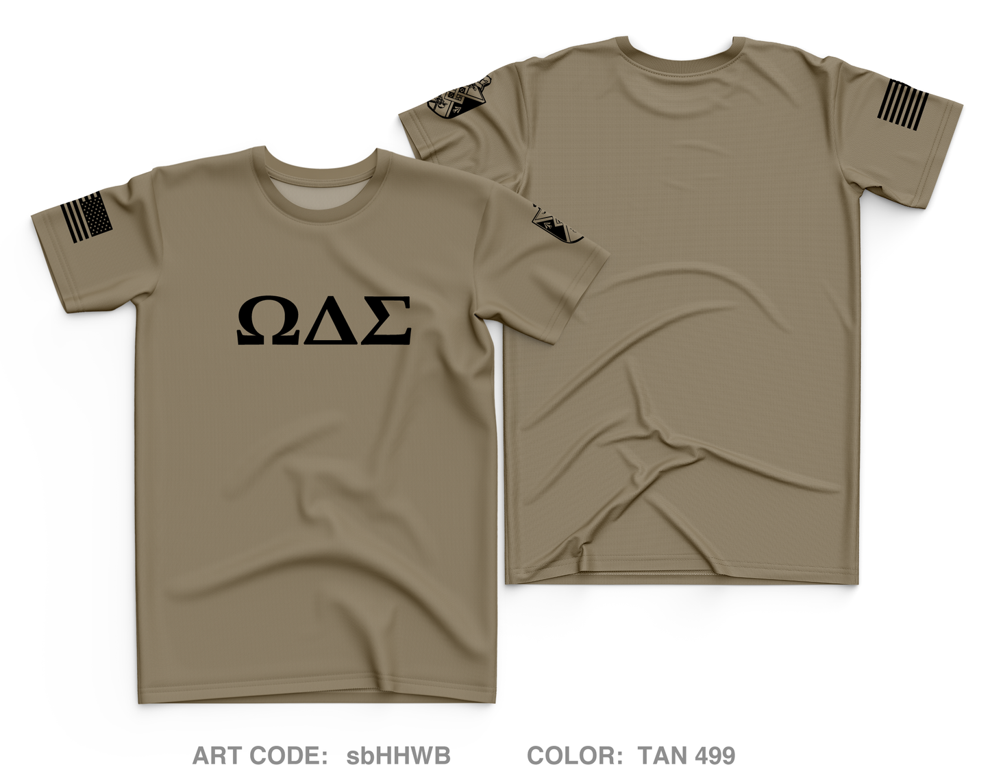 Omega Delta Sigma Core Men's SS Performance Tee - sbHHWB